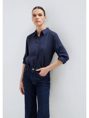 Mavi Lacivert (Tencel™) Liyosel Gömlek 1211506-70487