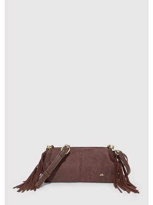 Mavi Püskül Detaylı Suni Süet Çapraz Çanta 1913732-70246