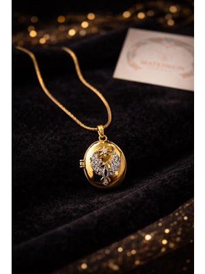 Matenon Design Anka Kuşu Detaylı Kolye