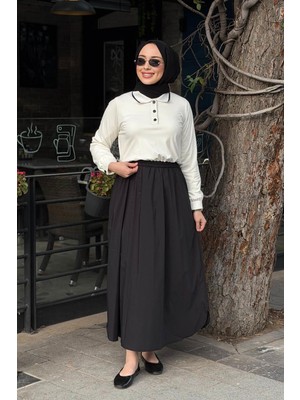 Almarwah Elbise 303907 Beyaz