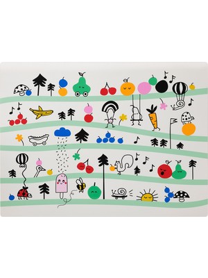 IKEA Grönfınk Çok Renkli Çocuk Amerikan Servisi