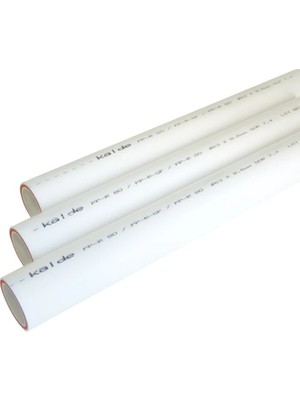 Kalde 20'lik Kompozit Boru, Pn 25, Cam Elyaf Takviyeli Boru, Pprc,Çap=20 mm, 2+2:4 Metre uzunluk