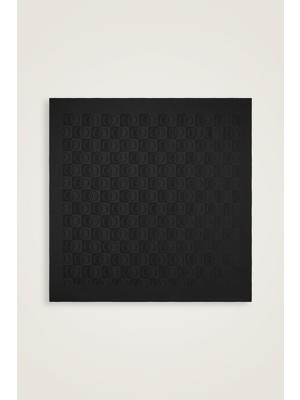 Imannoor Dama Desen Siyah Naia Eşarp 95X95