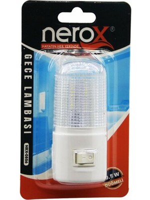 Gece Lambası Silindir Anahtarlı ROYALEKS-NRX-0856 Nemere