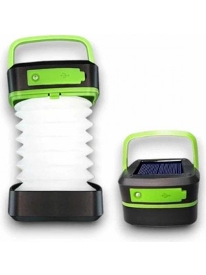 MiraLive Kamp Feneri Lambası Solar Güneş Enerji Portatif Işıldak Şarjlı