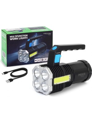 MiraLive Police PS-353 Şarjlı El Feneri