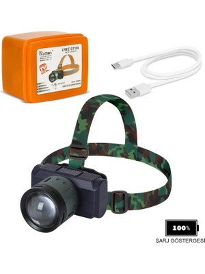 MiraLive 4200 Lümen Şarjlı Sensörlü Göstergeli Kafa Lambası WT-719