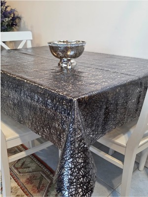 Başak Ev Tekstili Ithal Silinebilir Pvc Masa Örtüsü – Kaymaz Tabanlı, Kumaş Görünümlü Pvc Masa Örtüsü