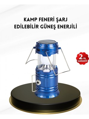 MiraLive Solar Kamp Lambası Kızak Sistemli Şarjlı Taşınabilir Doğa Yürüyüşü Işığı