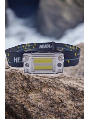 MiraLive Kafa Lambası LED Fener Pratik Taşınabilir Ayarlanabilir USB Şarjlı
