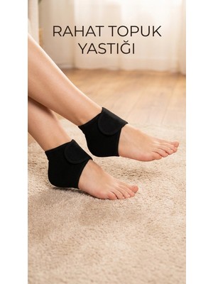 Tiklad Silikon Destekli 2'li Topuk Ağrı Azaltıcı Ortopedik Çorap Seti