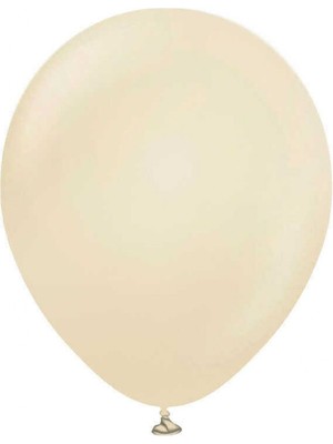 Hayaller Dükkanı Balon Düz 12 Inç Kum Beji Krem 100'LÜ
