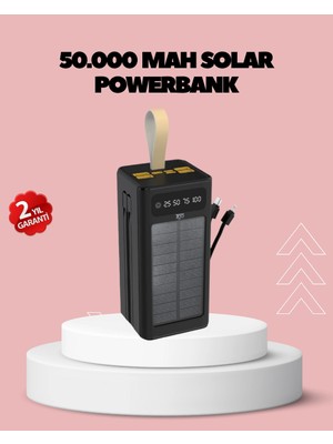 Tiklad Kamp ve Outdoor Kullanıma Uygun Güneş Panelli Powerbank
