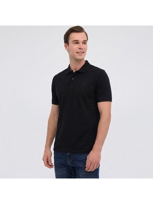 Lumberjack MB CT953 Erkek Siyah Polo Yaka Tişört