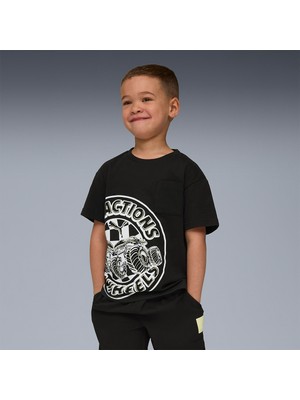 Puma Puma x Hot Wheels Erkek Çocuk Siyah Tişört