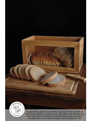 Şık ve Dayanıklı Ekmek Kutusu, Mutfağınıza Pratiklik Katacak