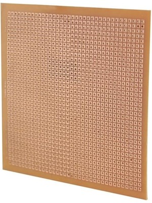 Derin Stok Bakır Plaket Delikli 100X100 mm