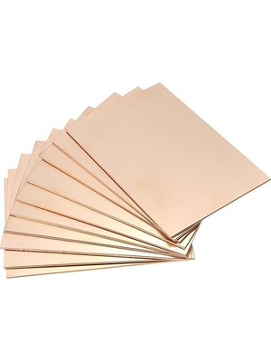 Derin Stok Plaket Bakır 100X150 mm