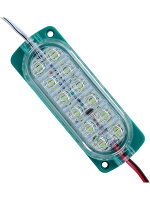 Derin Stok Parlak Yanıp Sönen Yeşil 24 Volt 1.2 Watt 2835 Modül LED