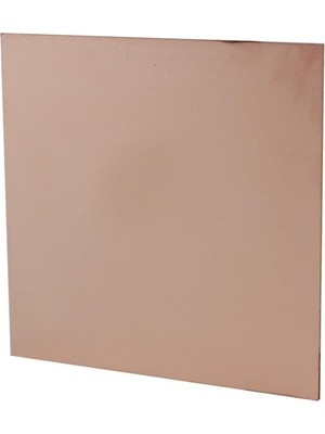 Derin Stok Plaket Bakır 100X100 mm