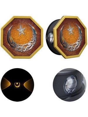 Derin Stok PM-24445 3000K Ayyıldız Hilal Dekoratif LED Duvar Aplik