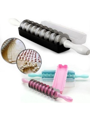 Derin Stok Pratik 9 Bıçaklı Mantı Kesme Merdanesi