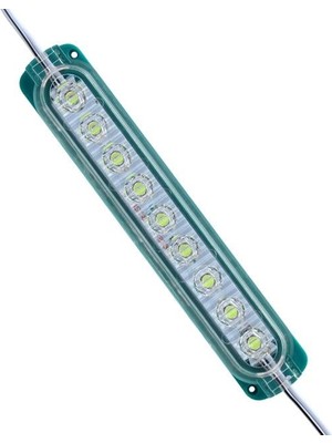 Derin Stok 24 Volt 2.4 Watt Tek Renk Yeşil 2835 Modül LED 14*32.5