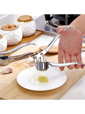 Derin Stok Paslanmaz Çelik Pense Model Sarımsak Ezici