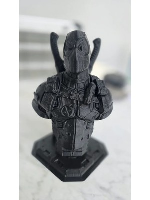 3dproga Deadpool 3D Baskı Dekoratif Biblo – 12 cm Masa Üstü Figür