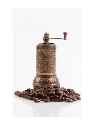 Practika Osmanlı Motifli Kahve ve Baharat Değirmeni Bakır