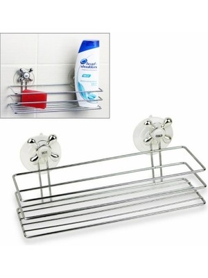 Practika Banyo Organizeri - Çok Amaçlı Dörtgen Vantuzlu