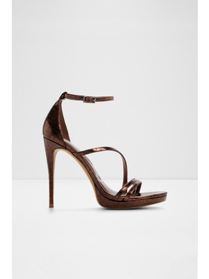 Aldo Odella Sandalet Yüksek Topuklu Sandalet - Metalik
