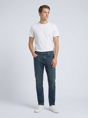 LTB Sawyer P Dar Paça Orta Bel Mid Indigo Jean Pantolon