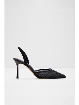 Aldo Gracea Ayakkabı Orta Boy Topuklu - Siyah