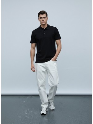LTB Minimal Baskılı Lacivert T-Shırt