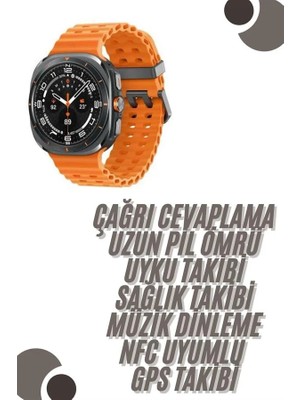 Sb Shopping Akıllı Saat Unısex Zarif Görünümlü Titanyum Kasa Amoled Ekran Müzik