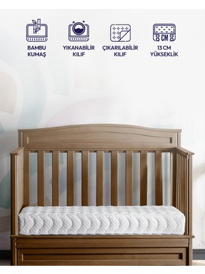 Sleep People Bamboo Baby Yatak 90 × 190 cm