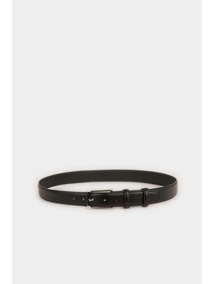 DeFacto Erkek Dikdörtgen Toka Suni Deri Klasik KEMER G9025AXNS