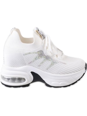 Guja 26Y300-1 Gizli Dolgu Yüksek Taban Kadın Sneaker Spor Ayakkabı
