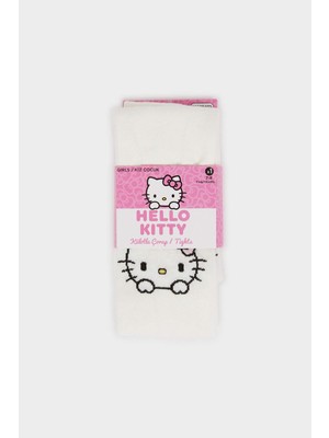 DeFacto 23 Nisan Çocuk Bayramı Hello Kitty Pamuklu Külotlu Çorap Kız Çocuk H1361A8NS