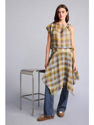 DeFacto Baskılı Normal Bel Modal Mini ETEK H1369AX26SP