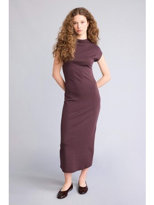 DeFacto Bodycon Vücudu Saran Modal Maxi Elbise H0862AX26SP