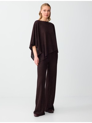 Jimmy Key Acı Kahve Normal Bel Normal Paça Beli Lastikli Uzun Pantolon