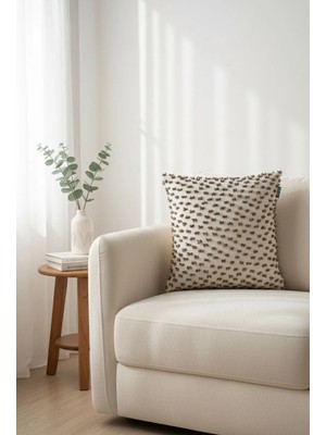 Rolivs Kaven Kabartmalı Dokulu Modern Kırlent 47x47cm - NK 8525 (09)