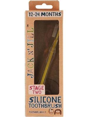 Jack N' Jill Jack N Jill Stage 2 Silicone Diş Fırçası (Korumalı 12-24 Ay)