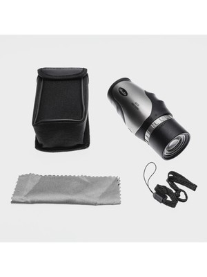 Derin Stok 30X30 Tek Gözlü Ayarı Gerektirmeyen Perma Focus Otomatık Netleme Dürbün Gri