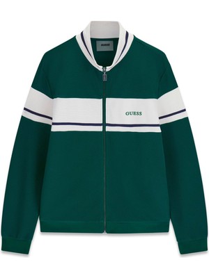 Guess Erkek Spiros Aktif Sweatshirt - Yeşil