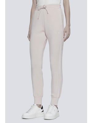 Guess Kadın Allie Aktif Scuba Ribanalı Eşofman Altı - Pudra Pembe