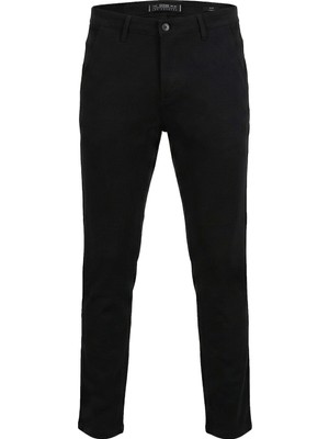 Guess Erkek Angels Slim Fit Chino Pantolon - Siyah