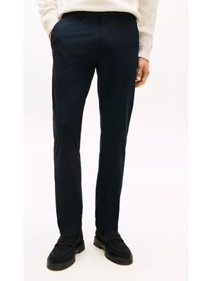 Tommy Hilfiger Erkek Denton Knit Tech Chino Pantolon - Lacivert